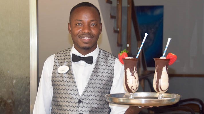 Sandals Ochi Beach’s Romeo the Butler